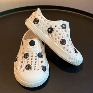 Native Jefferson Print White Shoes Toddler C4